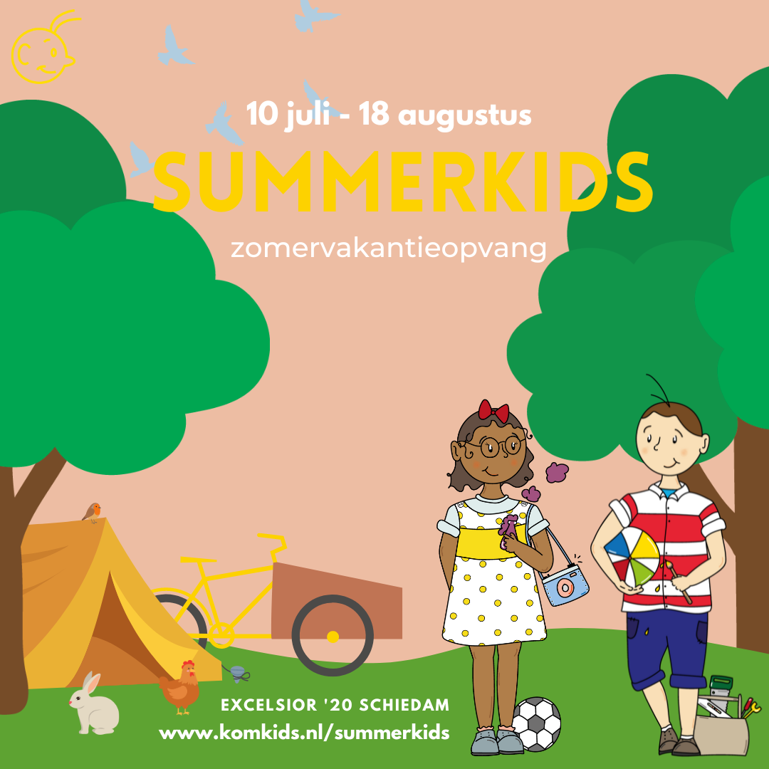 SummerKids poster vierkant